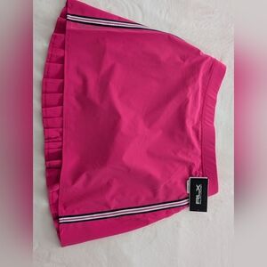 RLX Pink Athletic Skirt with Stripe Detail. Small